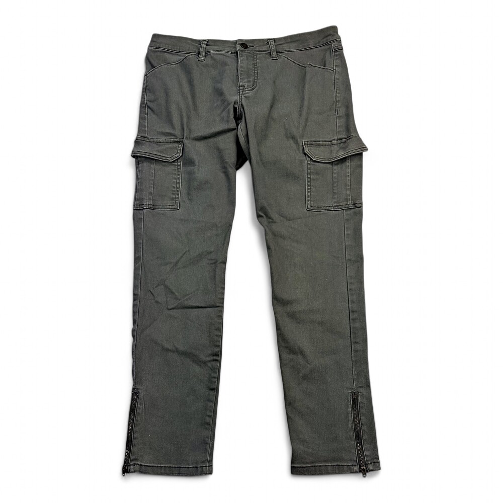 Market & Spruce Olive Green Skinny Cargo Pants
